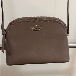 Kate Spade Taupe/Light Purple Crossbody Bag
